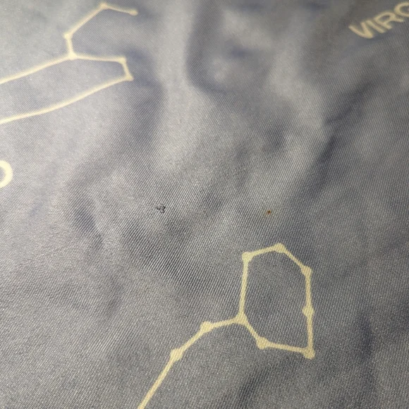 J. Crew Astrology / Astrological Scarf in White and Pale Blue - Picture 3 of 4